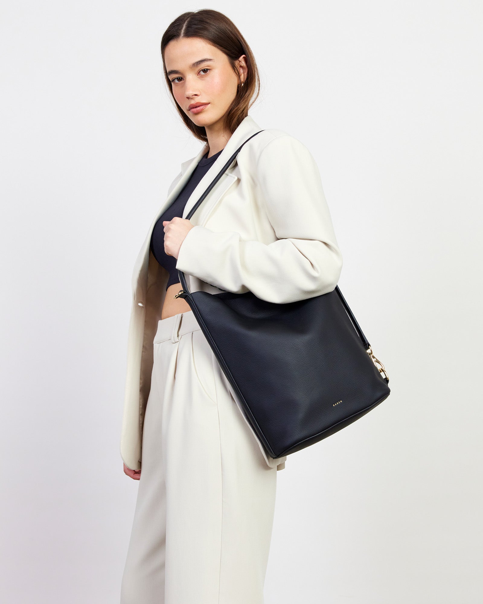 June Shoulder Bag - Black Luxe