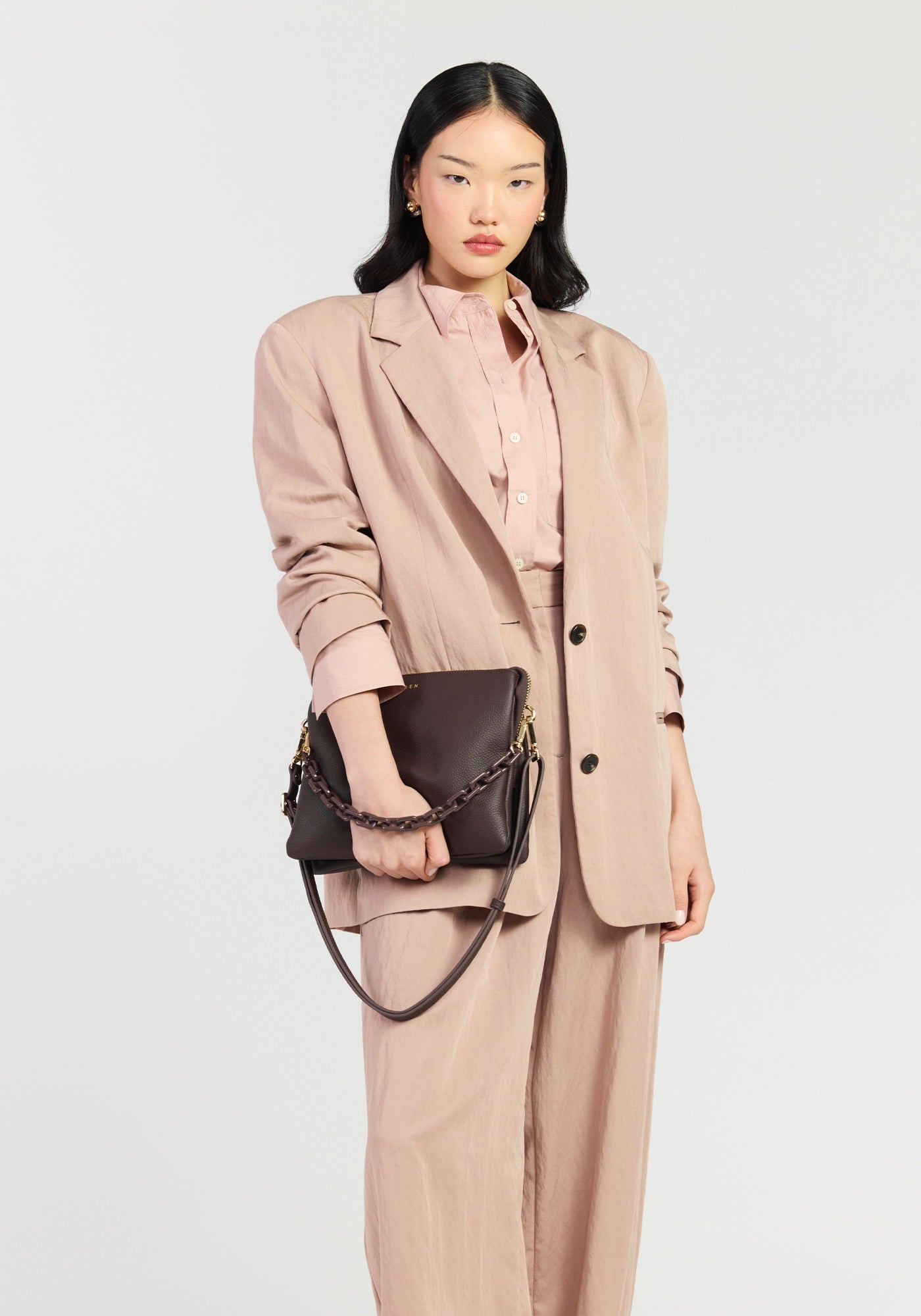 Matilda Crossbody - Cacao + Tonal Chain