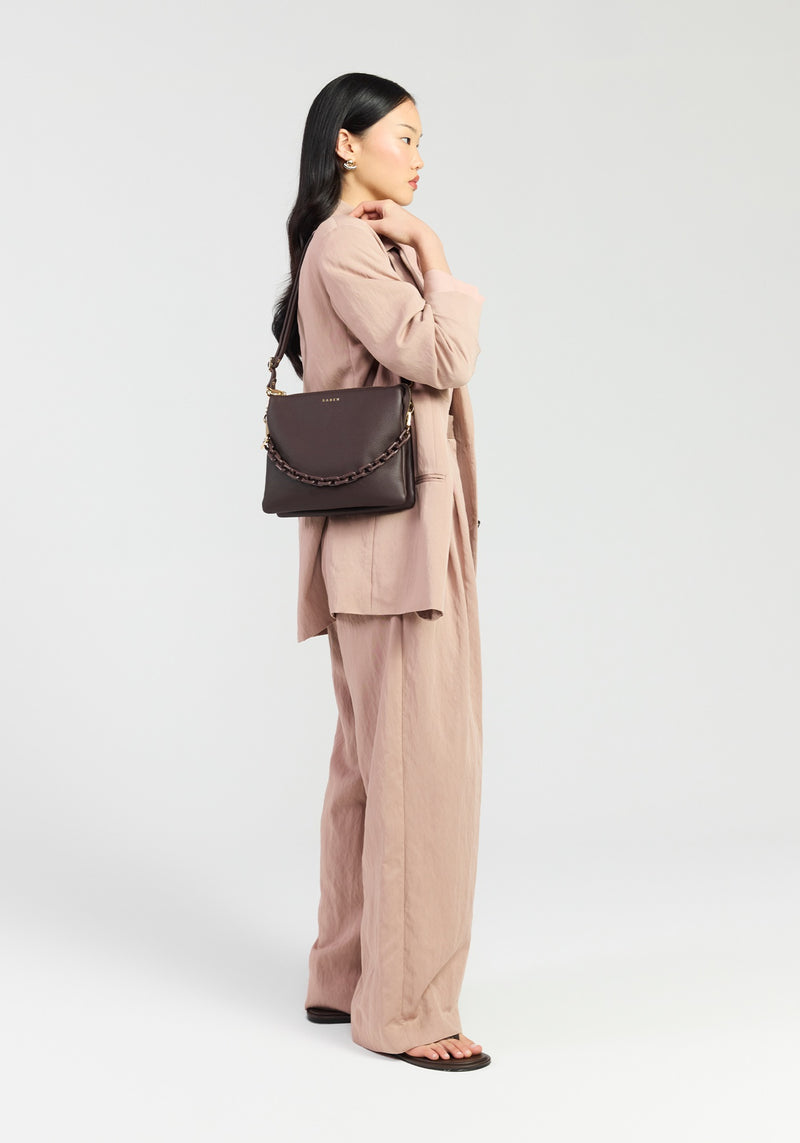Matilda Crossbody - Cacao + Tonal Chain