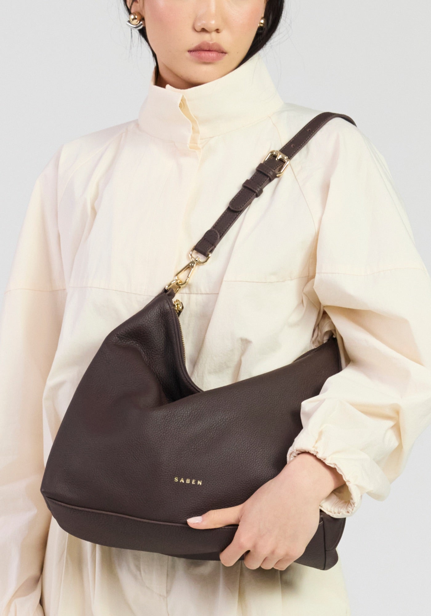 Miki Shoulder Bag - Cacao Luxe