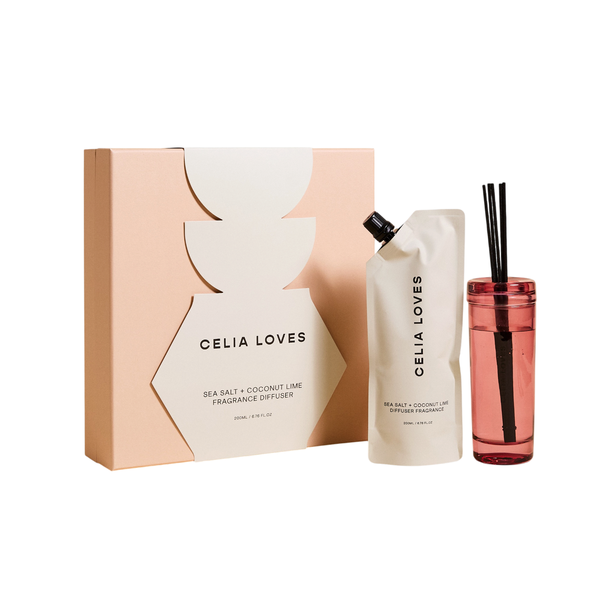 Diffuser Set – Sea Salt + Coconut Lime 200ml
