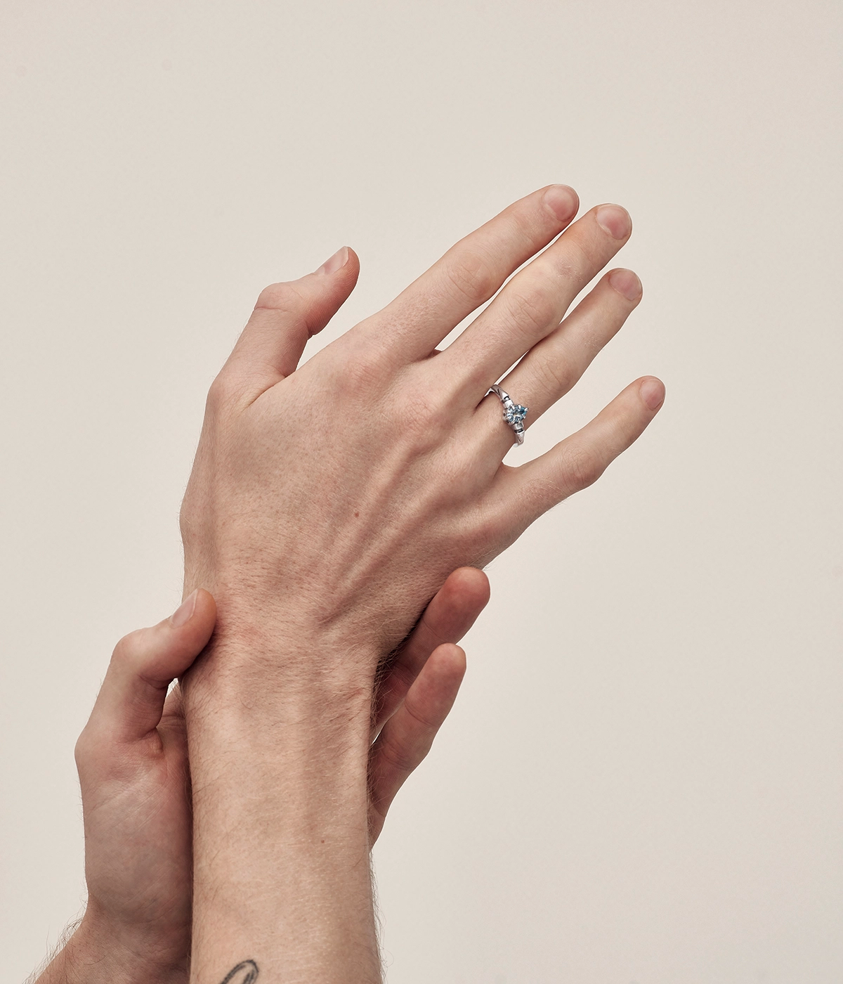 Precious Punk Droplet Ring
