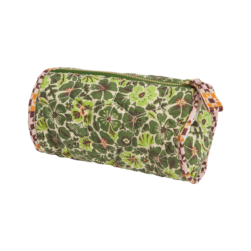 Magnolia Makeup Bag - Cactus Green