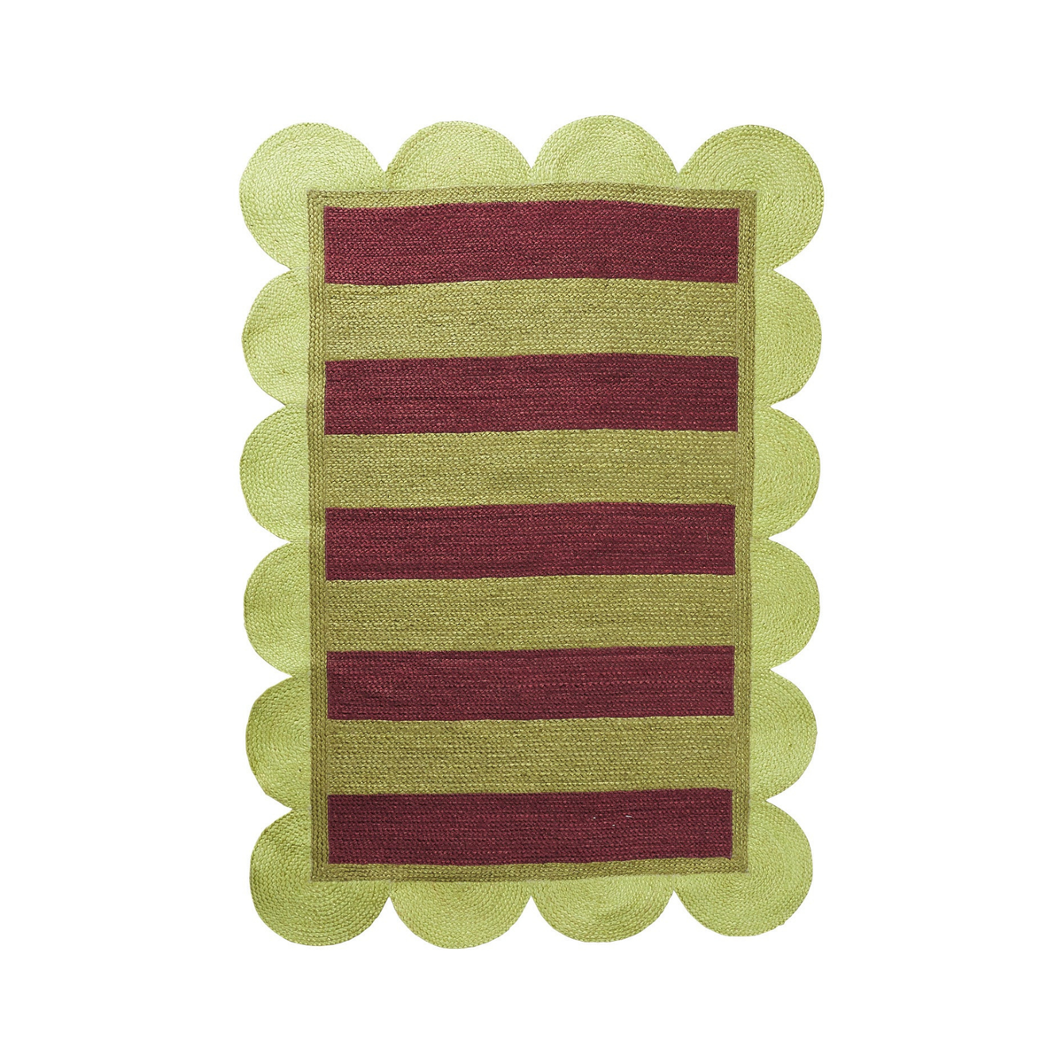 Neomi Jute Rug - Cactus Green 150 x 210 cm