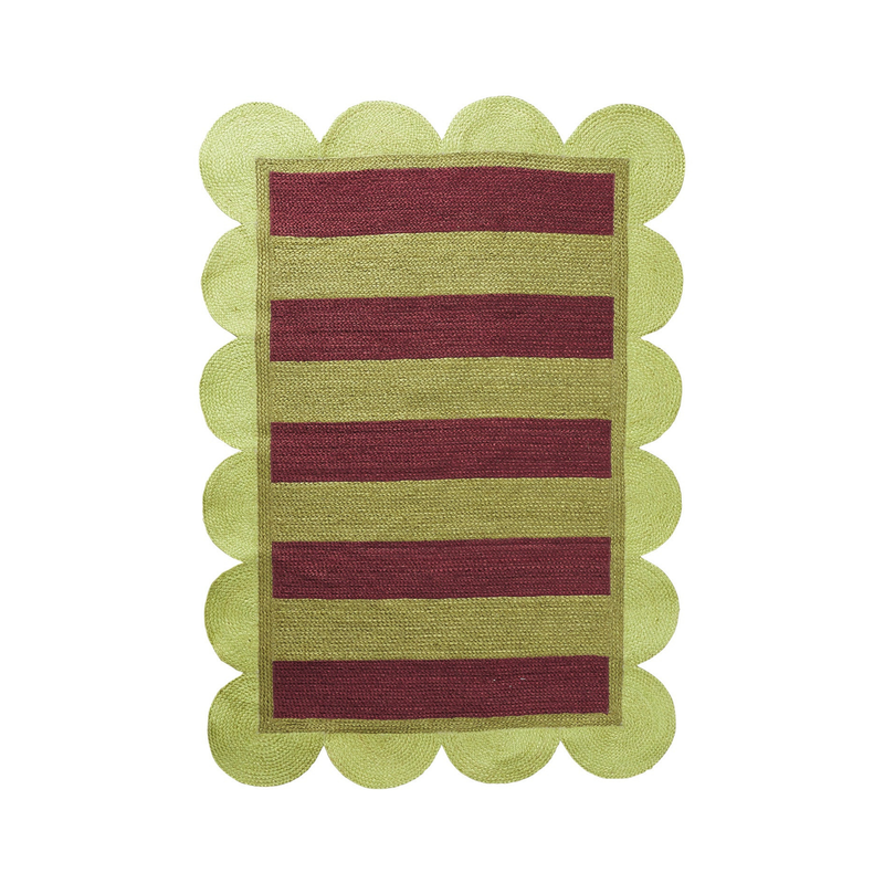 Neomi Jute Rug - Cactus Green 150 x 210 cm