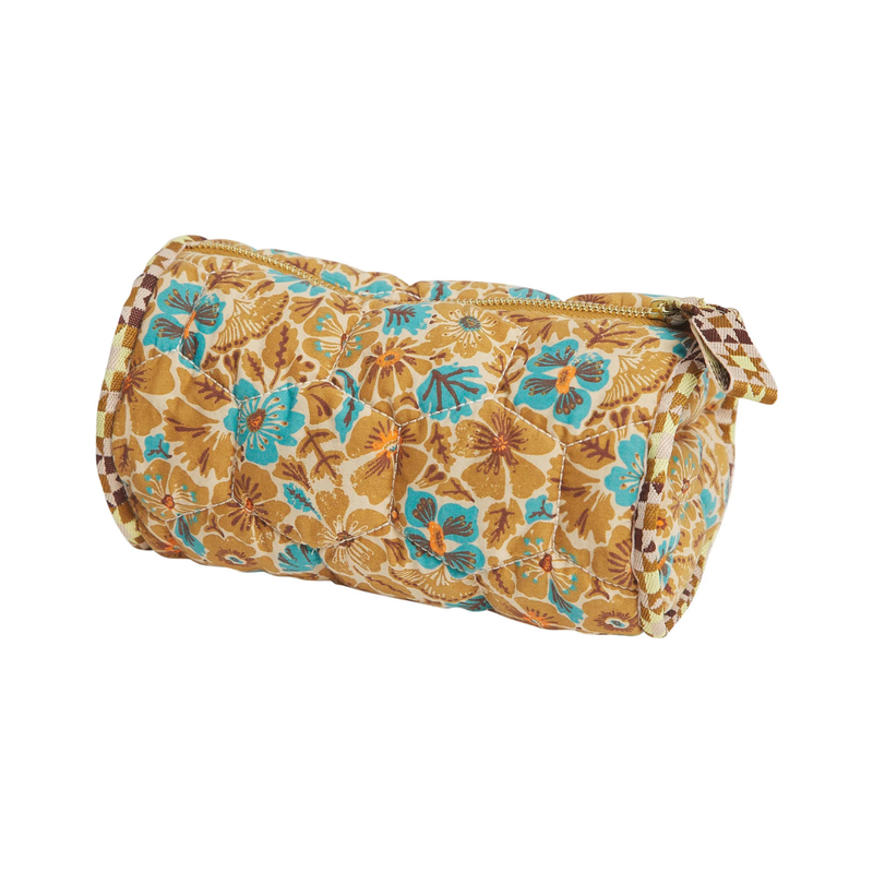 Magnolia Makeup Bag - Turquoise