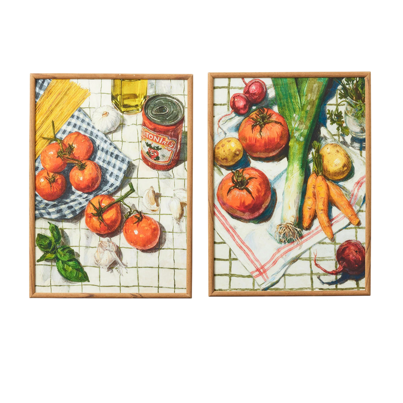 Salsa Framed Glass Print Assorted
