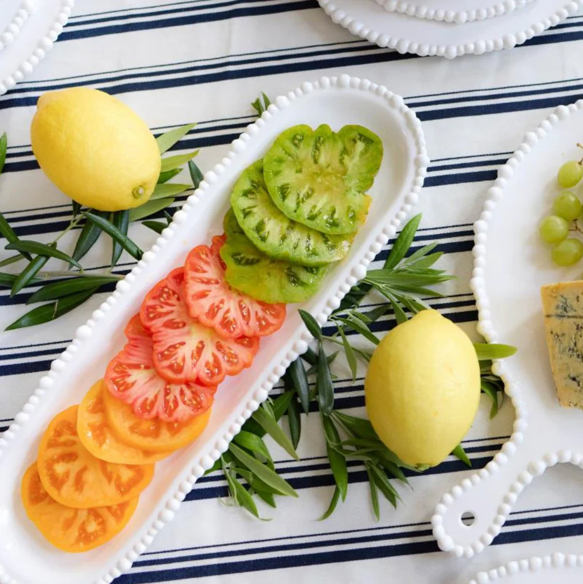 Melamine Pearl Platter 45cm