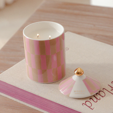 Ceramic Candle 360g - Teak & Neroli