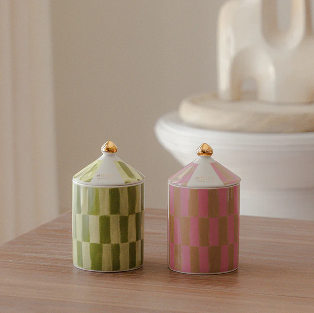 Ceramic Candle 360g - Thyme & Olive Leaf