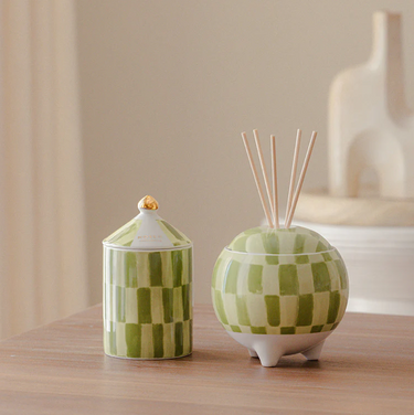 Ceramic Diffuser 350ml - Thyme & Olive Leaf