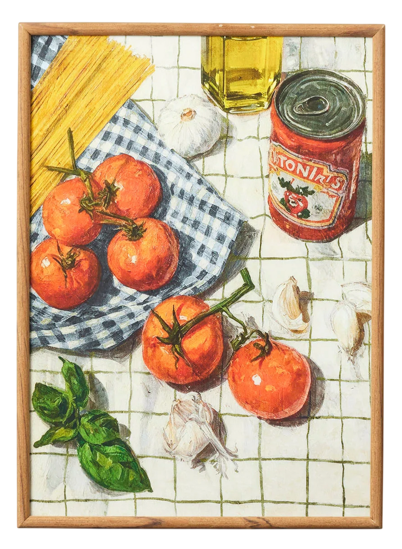 Salsa Framed Glass Print Assorted