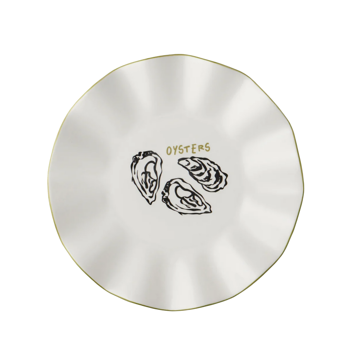 Mangiare Oyster Ceramic Platter