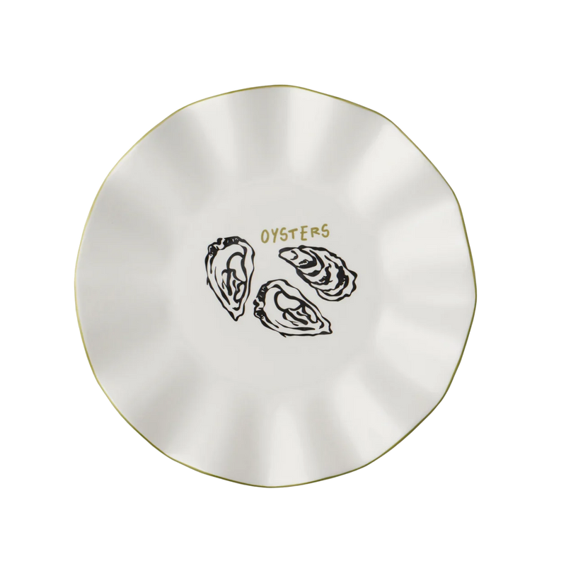 Mangiare Oyster Ceramic Platter