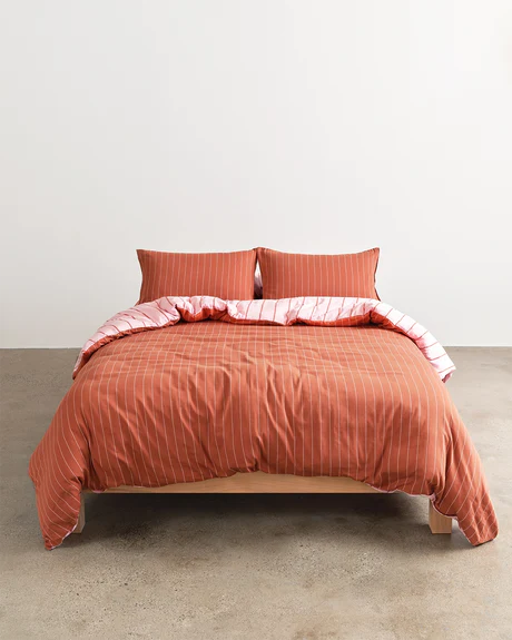 Quilt Cover - Rose / Sienna