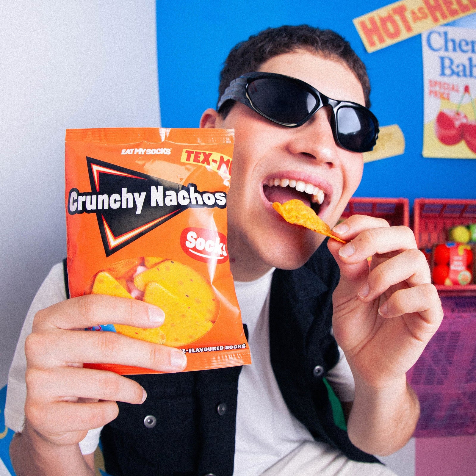 Socks Crunchy Nachos Cheese