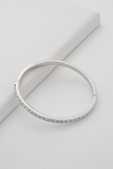 Ted Baker Clemara Crystal Hinge Bangle - Silver