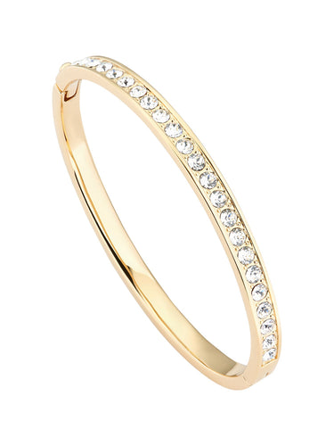 Ted Baker Clemara Crystal Hinge Bangle - Gold