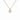Ted Baker Crystal Heart Pendant Necklace - Gold