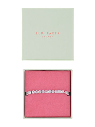 Ted Baker Melrah Crystal Adjustable Tennis Bracelet - Silver