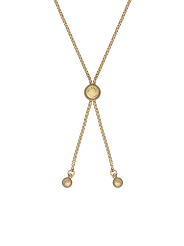 Ted Baker Melrah Crystal Adjustable Tennis Bracelet - Gold