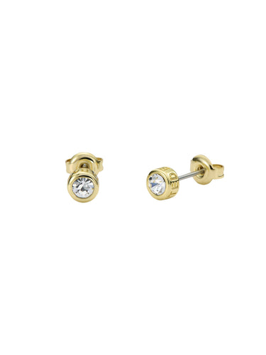 Ted Baker Sinee Mini Crystal Stud Earrings - Gold