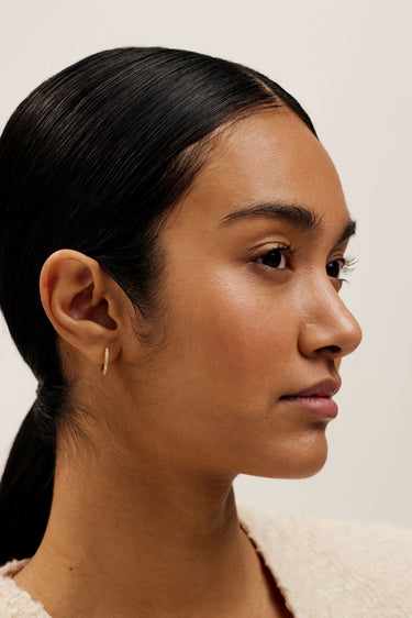 Ted Baker Heplie Crystal Hoop Earrings - Gold