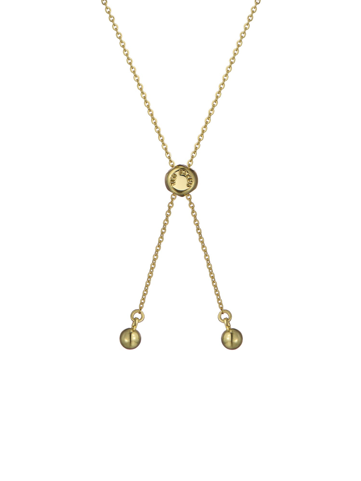 Ted Baker Ilona Mini Icons Adjustable Bracelet - Gold