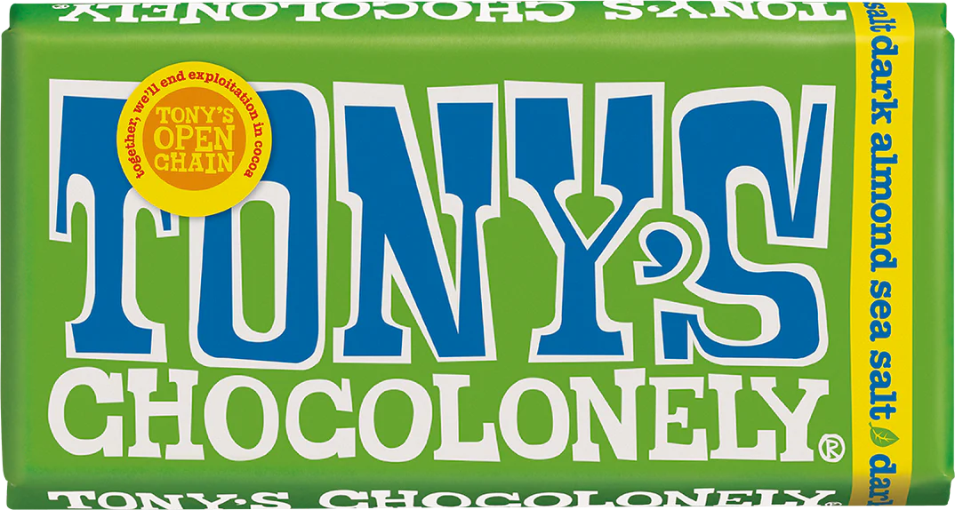 Tony’s Dark Chocolate Bar – Almond Sea Salt