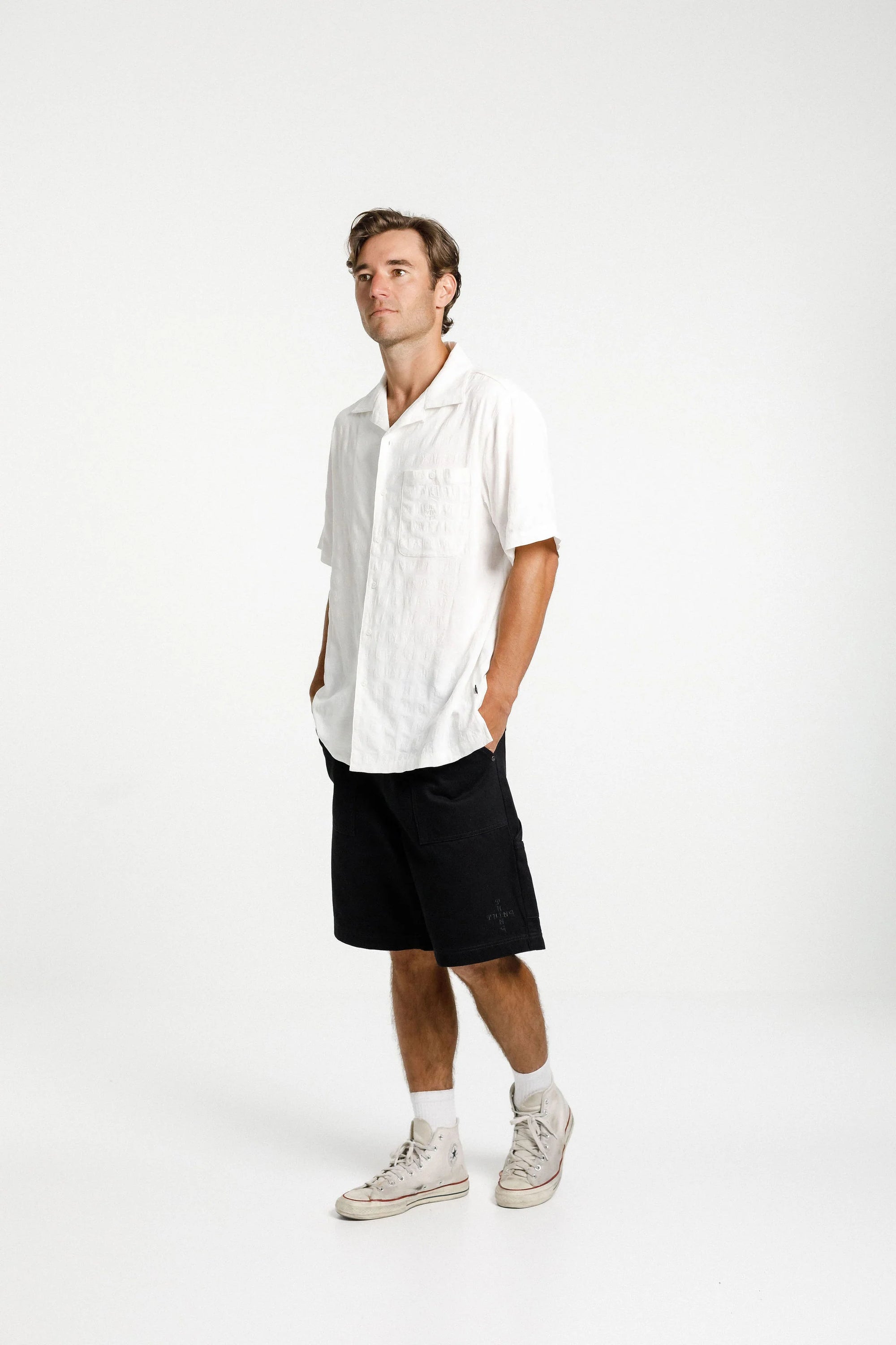 Trope Shirt - White Check