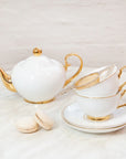 Ivory Tea Cup and Saucer