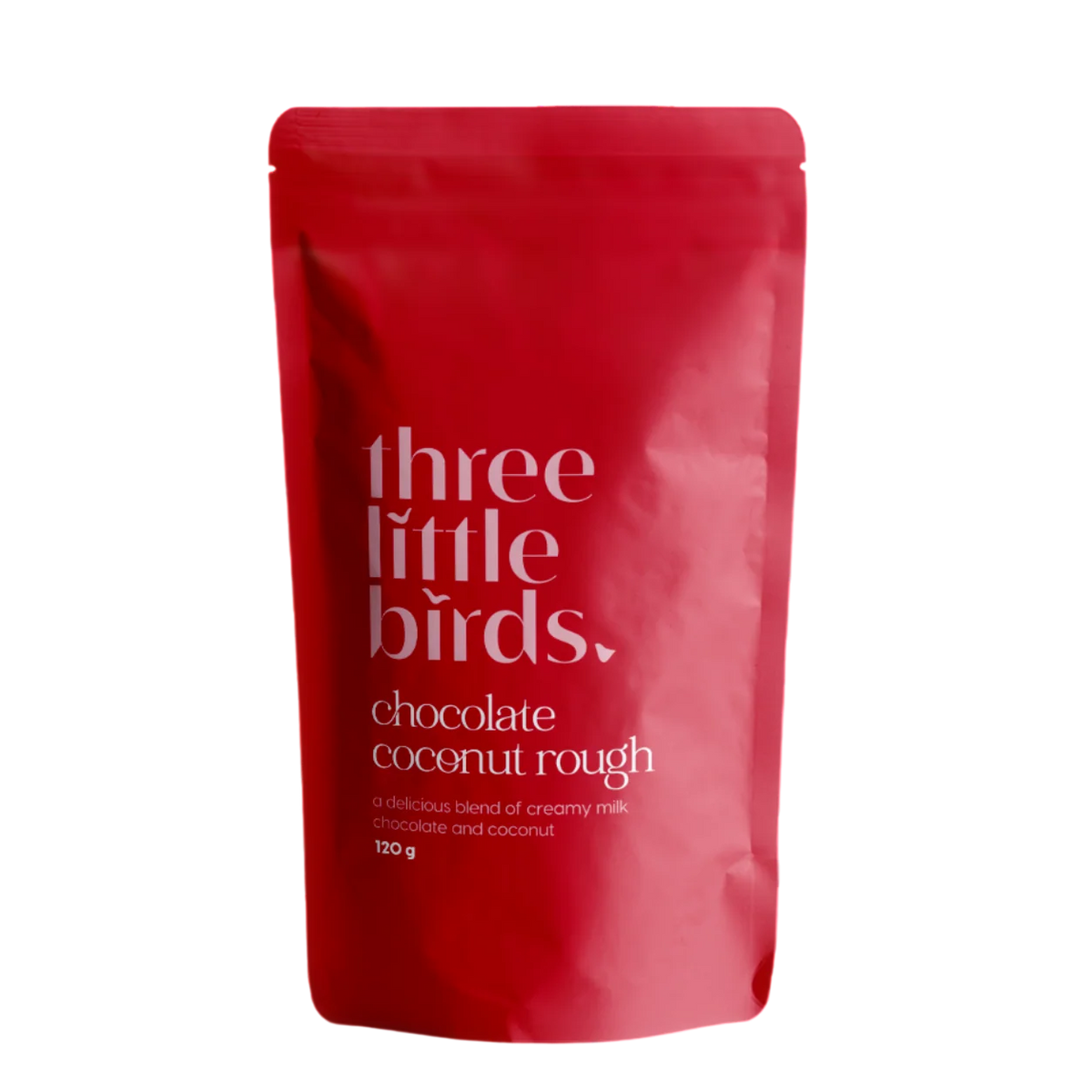 Three Little Birds Chocolate Coconut Rough 120g Red