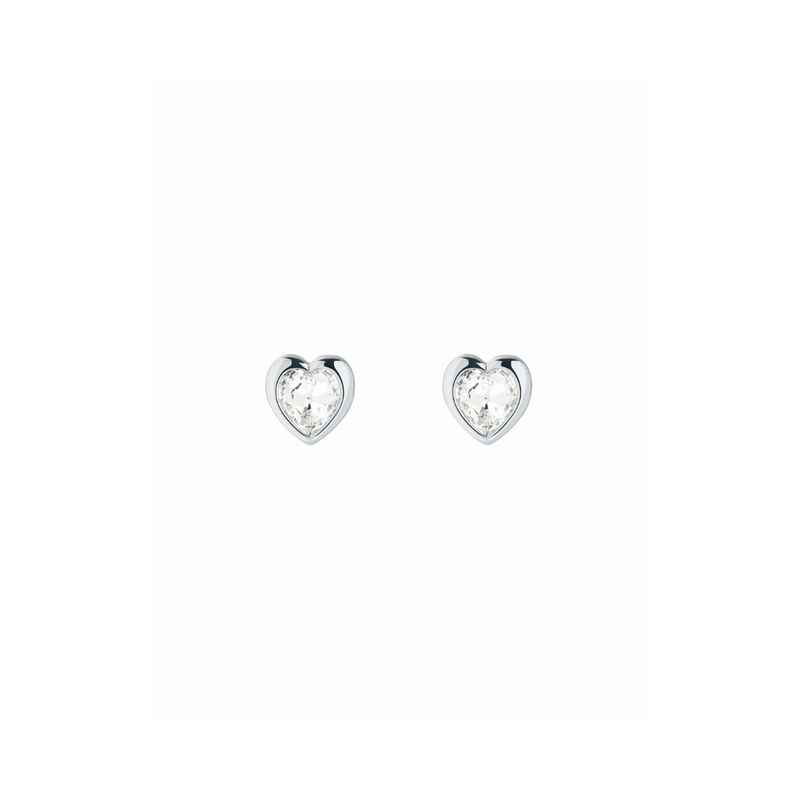 Ted Baker Han Crystal Heart Stud Earrings