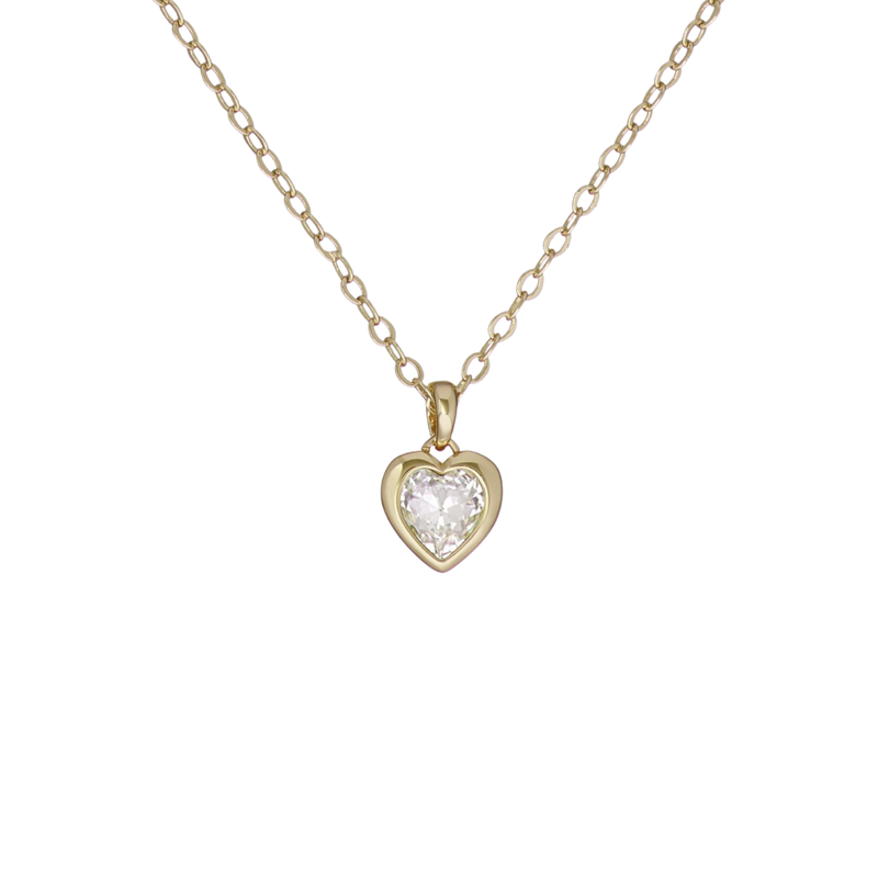 Ted Baker Crystal Heart Pendant Necklace