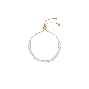 Ted Baker Melrah Crystal Adjustable Tennis Bracelet - Gold