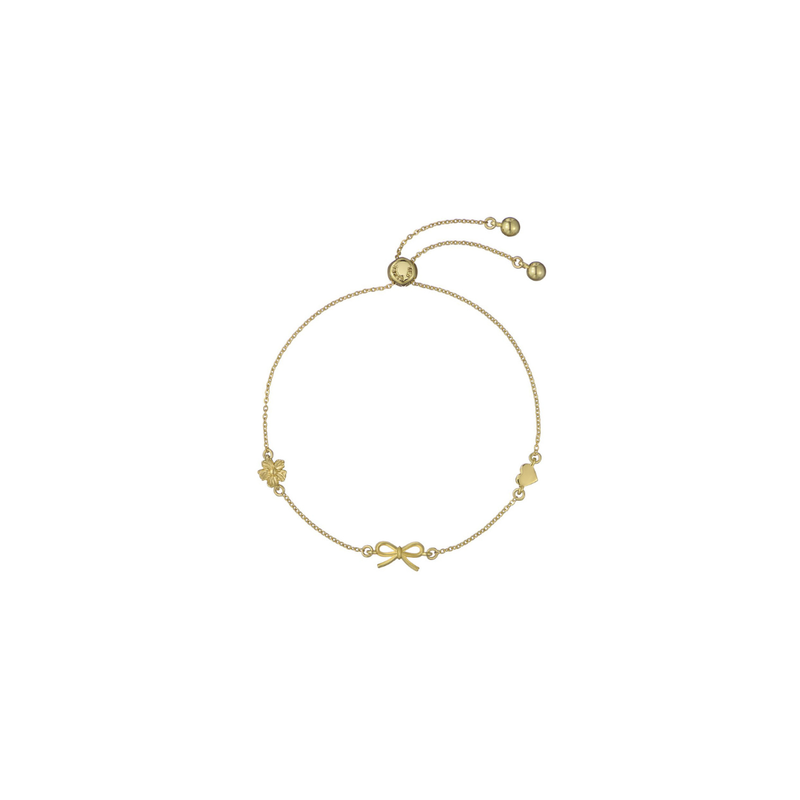 Ted Baker Ilona Mini Icons Adjustable Bracelet - Gold