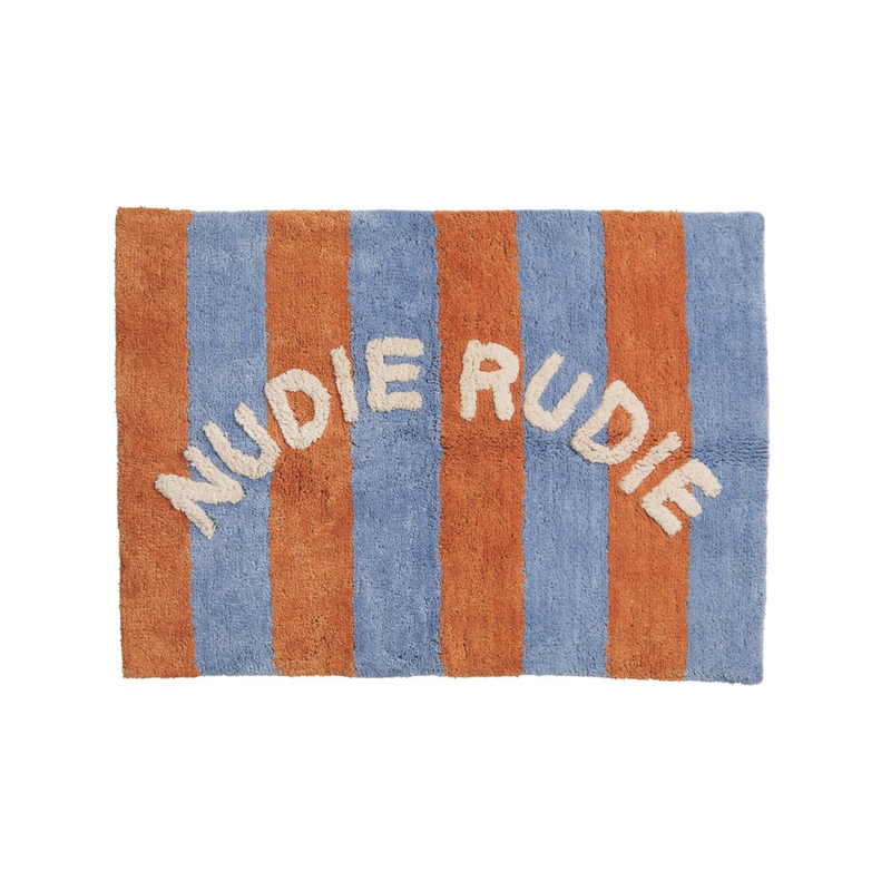 Zelia Nudie Rudie Bath Mat- Blue Jay