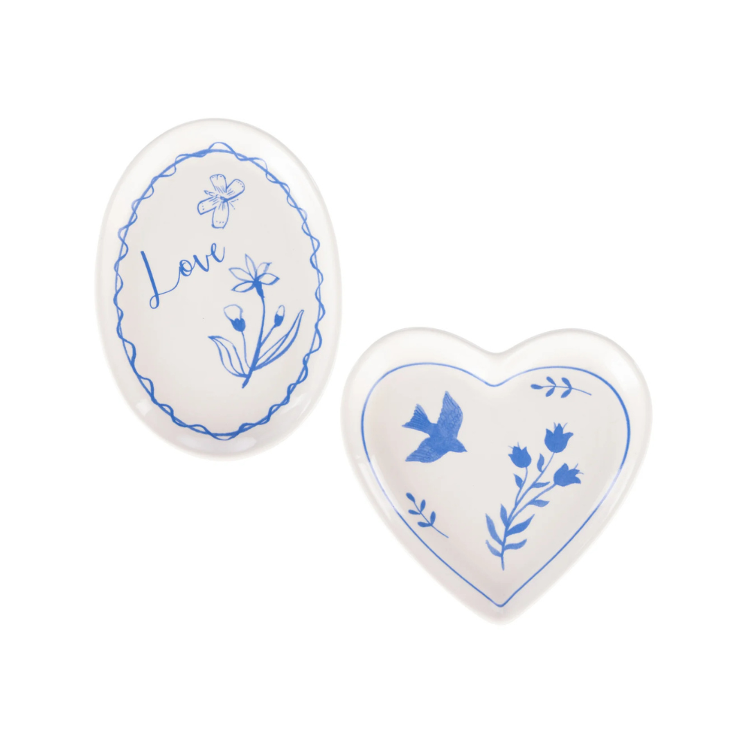 Emporium Bellamy Collection Plate 2pcs Set Blue