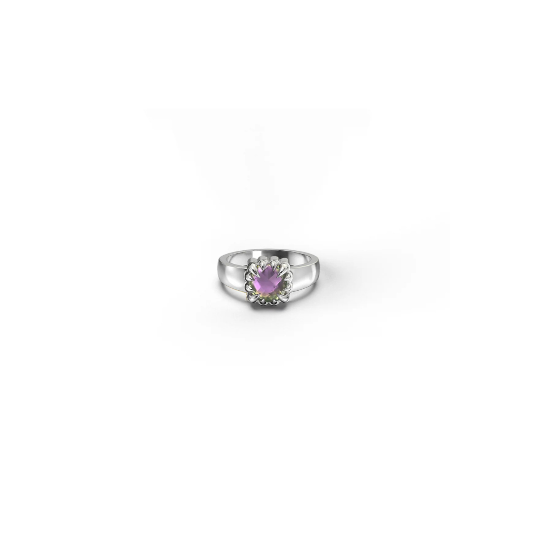 Baby Claw Ring - Mystic Quartz