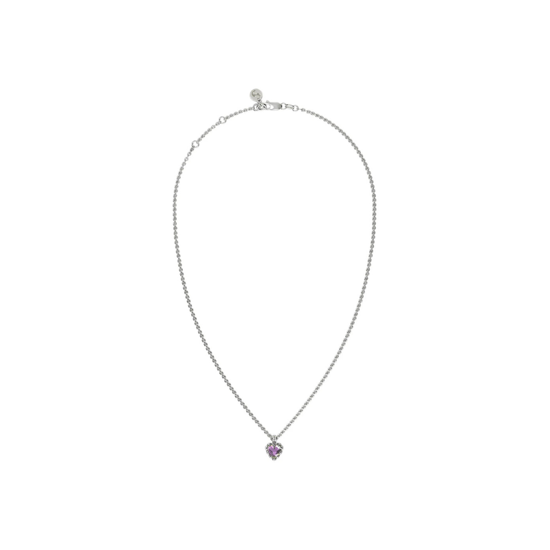 Mini Love Claw Necklace - Mystic Quartz