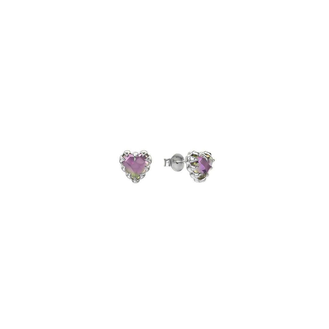 Love Claw Earrings - Mystic Quartz