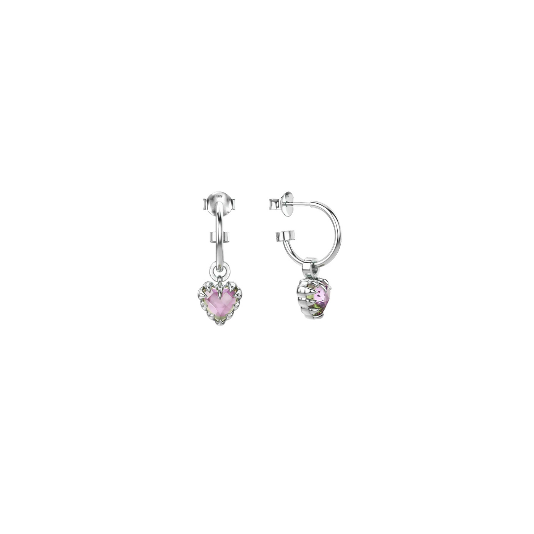 Love Claw Anchor Earrings - Mystic Quartz