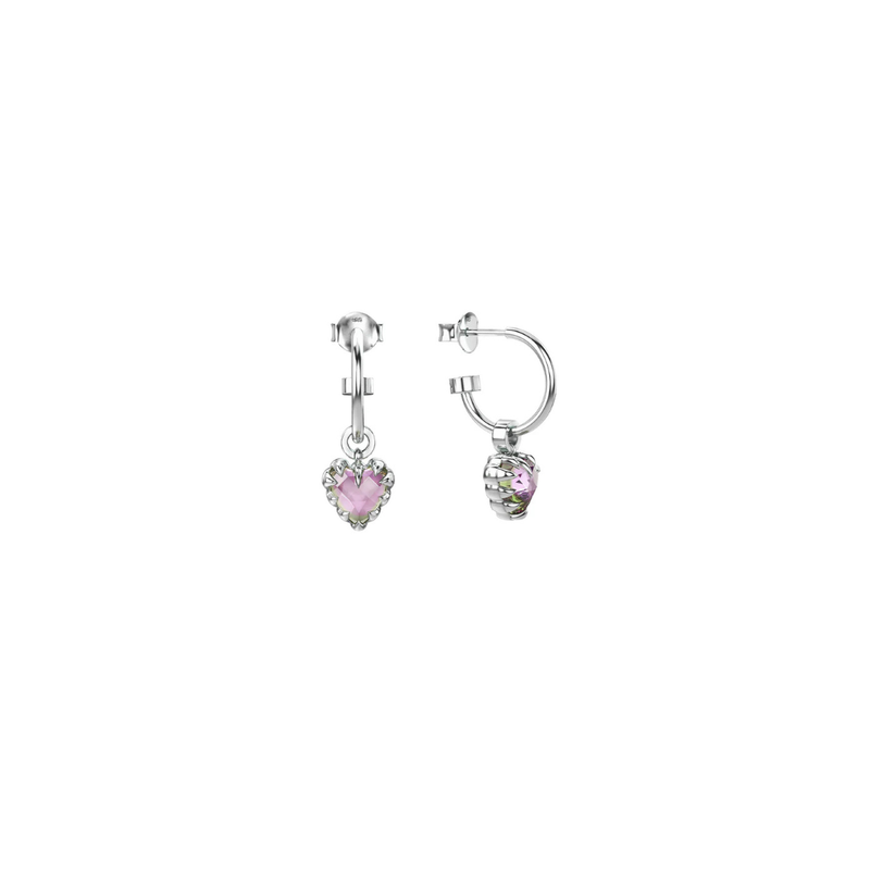 Love Claw Anchor Earrings - Mystic Quartz