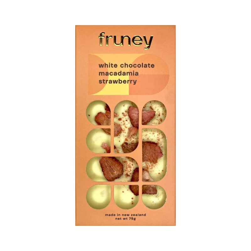 White Chocolate, Macadamia & Strawberry Bar