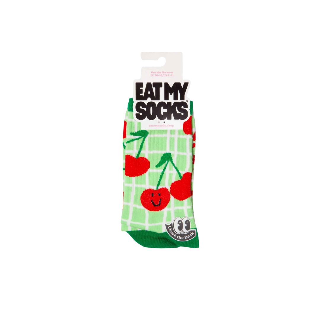 Flat Socks - Cherry