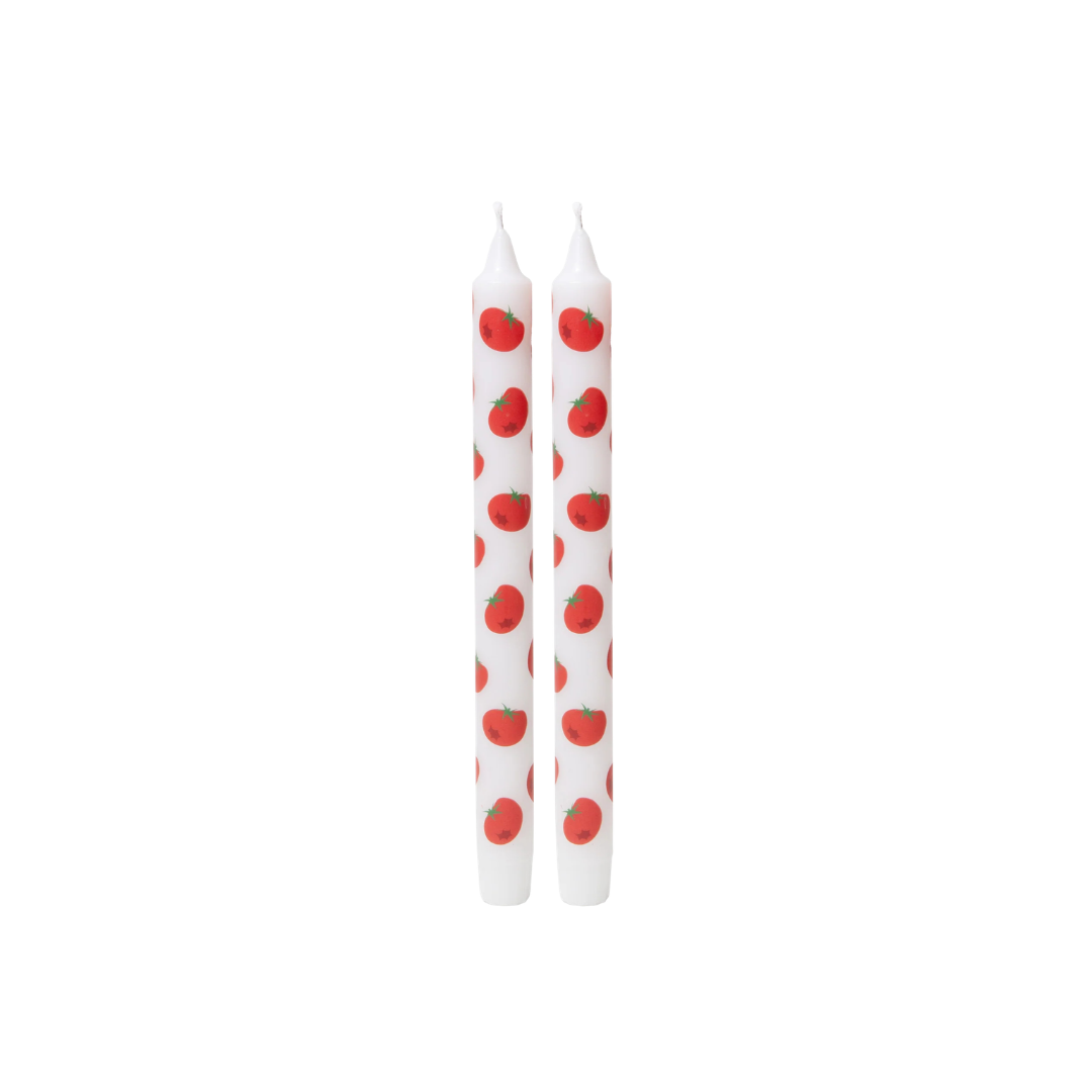 Dolce Vita Taper Candles - Tomato