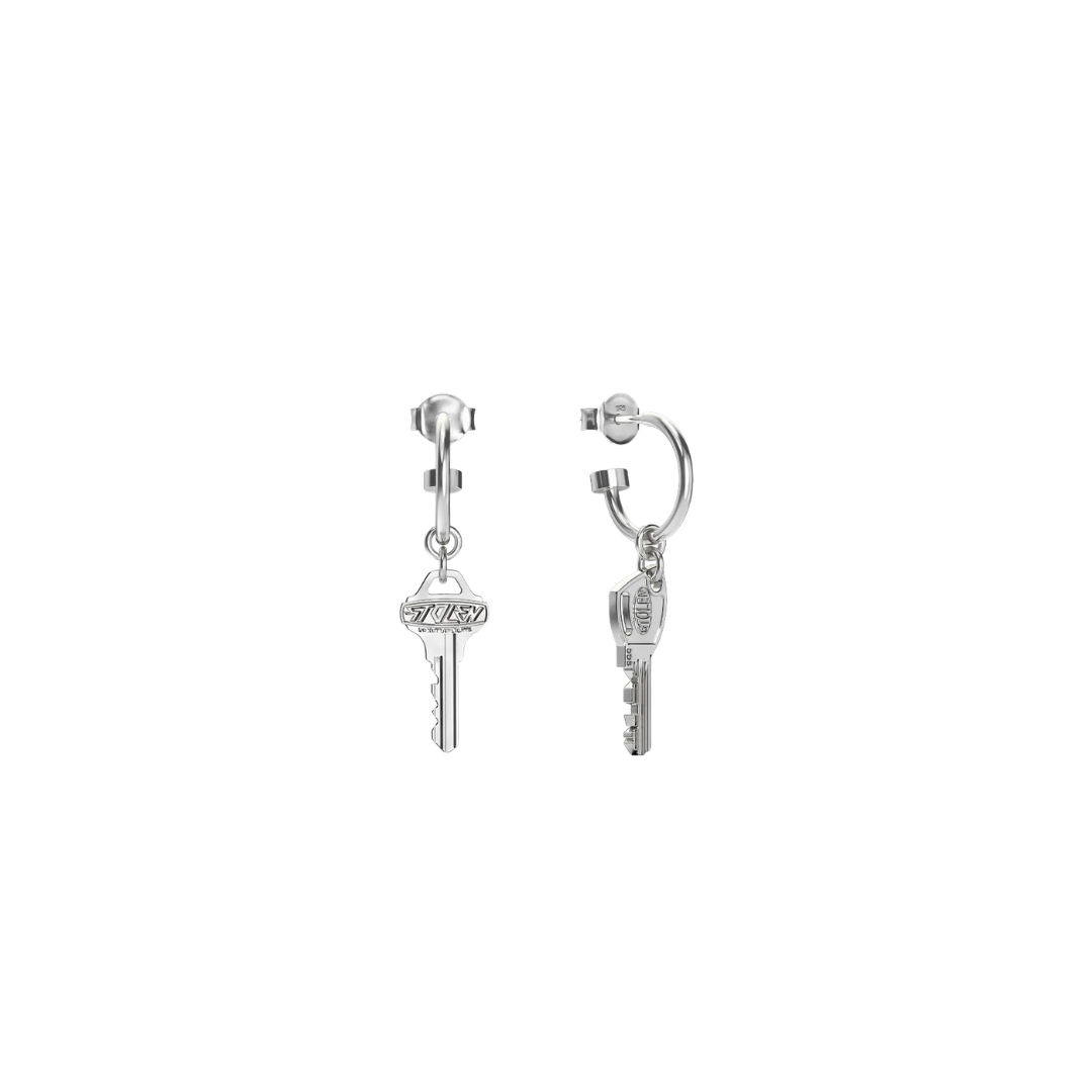 Master Key Anchor Earrings