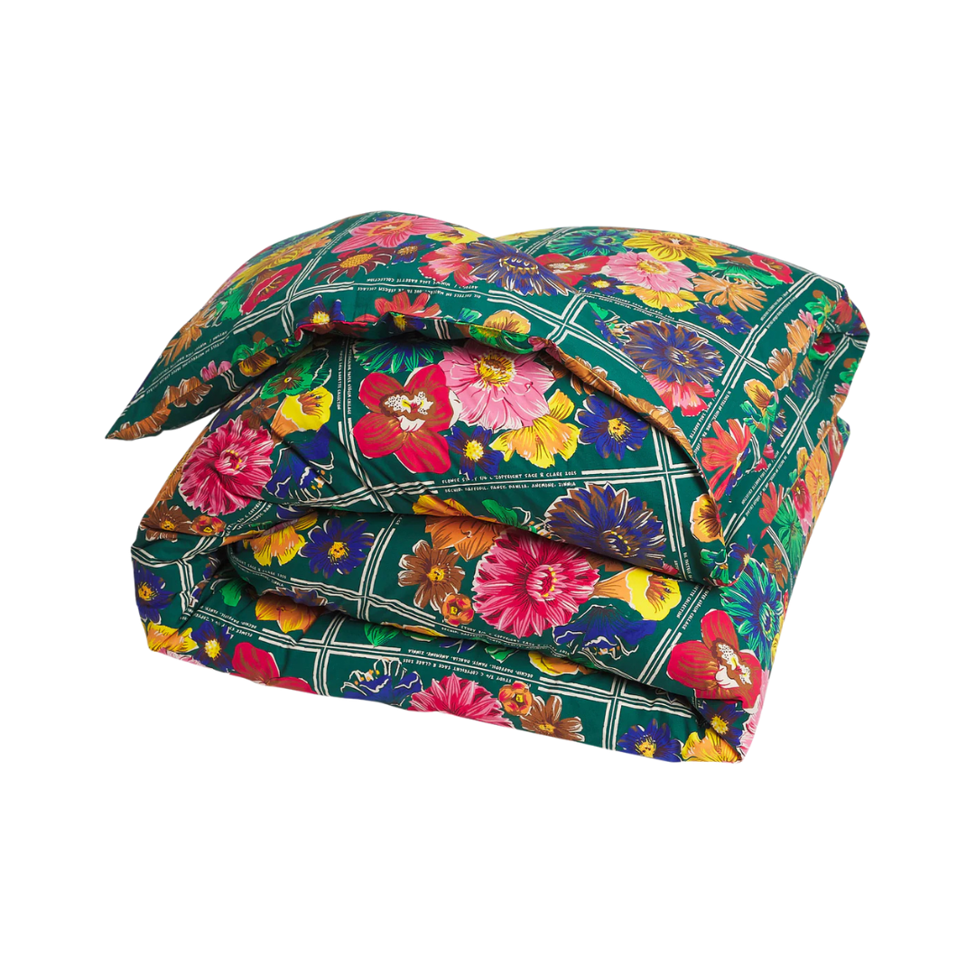 Ines Cotton Quilt Cover Verdant