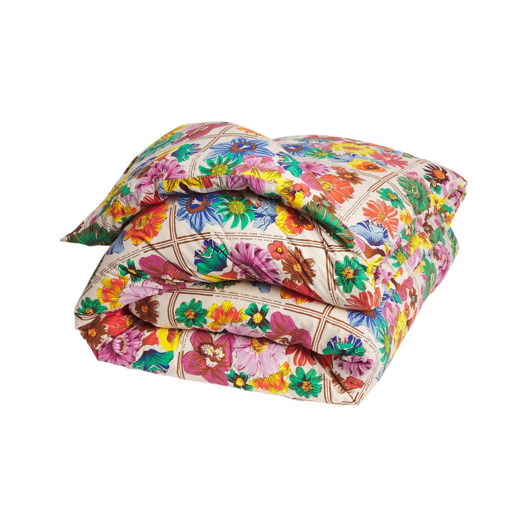 Ines Cotton Quilt Cover Porcelain