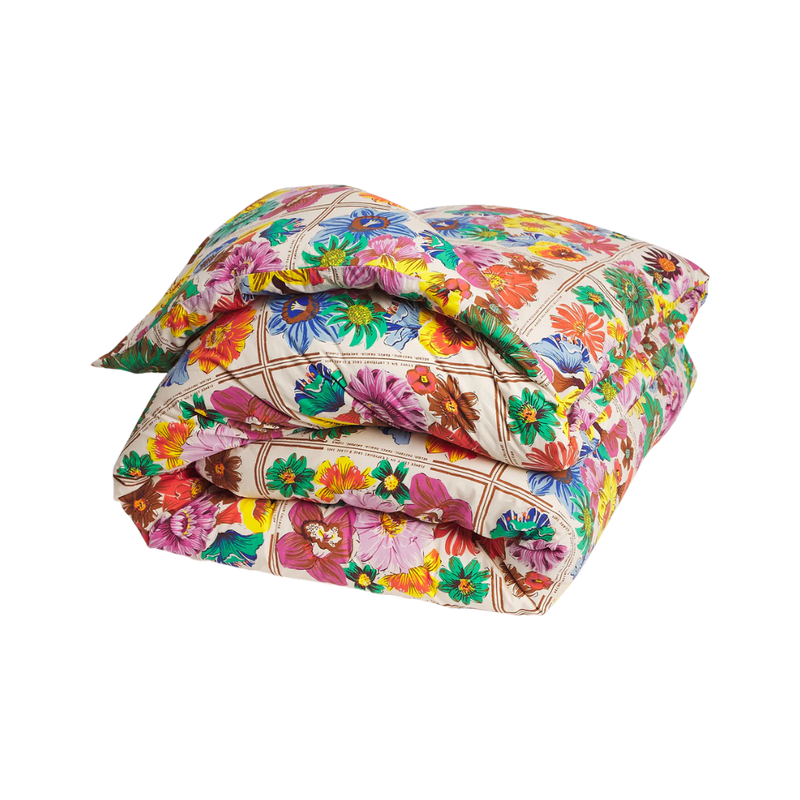 Ines Cotton Quilt Cover  Porcelain - Queen